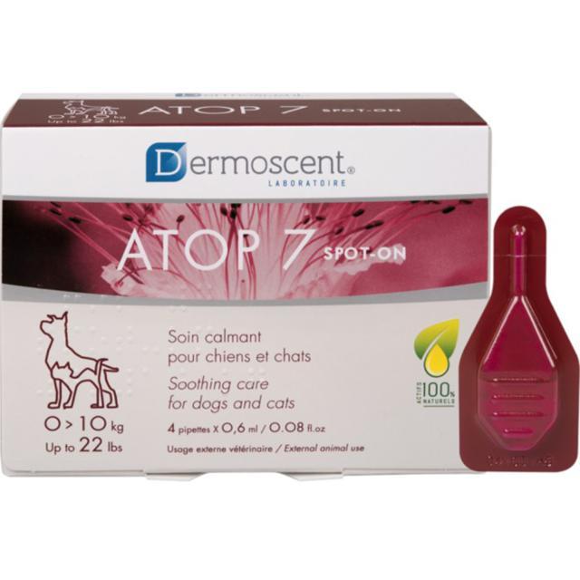 Dermoscent ATOP 7 Spot-on för hundar & katter 0-10 kg 4 x 0,6 ml product image