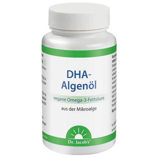 DHA-Algenöl Kapseln Omega-3 vegan Dr. Jacob``s, 60 St Kapseln product image