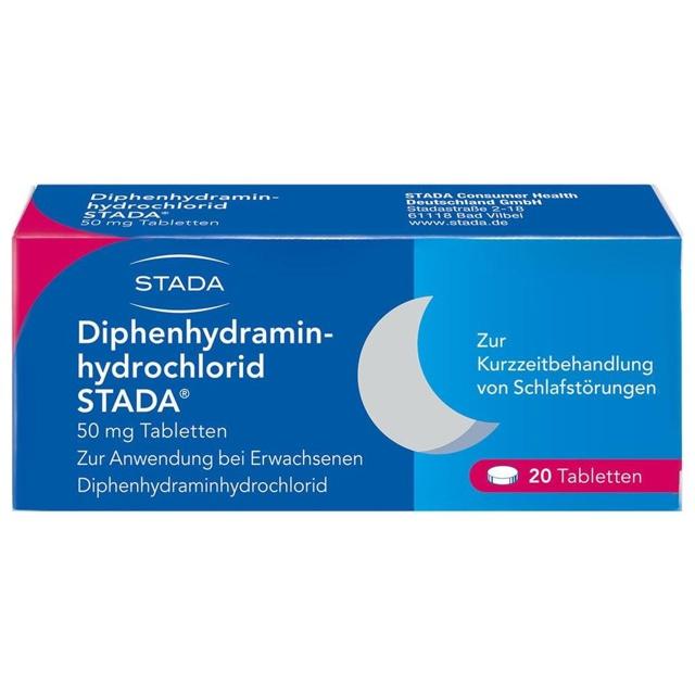 DIPHENHYDRAMINHYDROCHLORID STADA 50 mg Tabletten product image