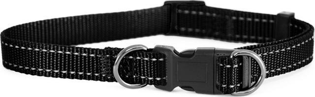 Dogman Justerbart Halsband Iris Svart 22-35 cm product image