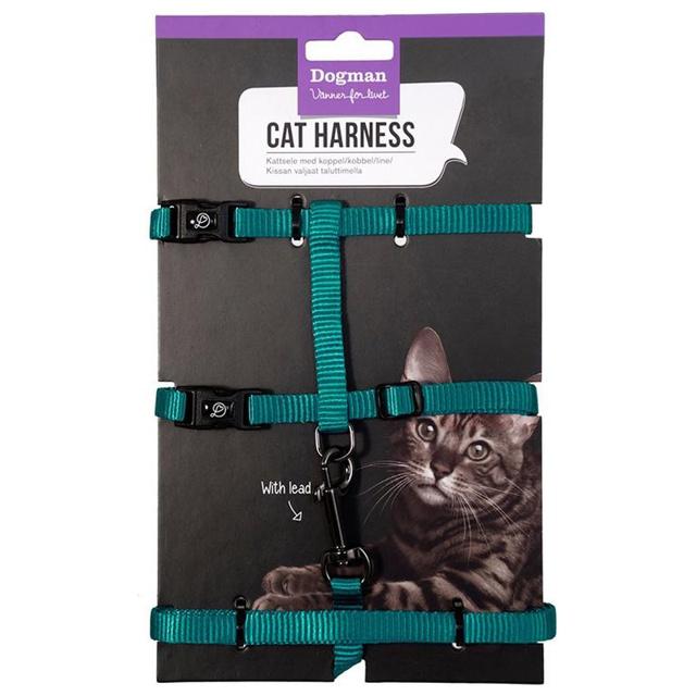 Dogman Kattsele-set Findus Turkos product image
