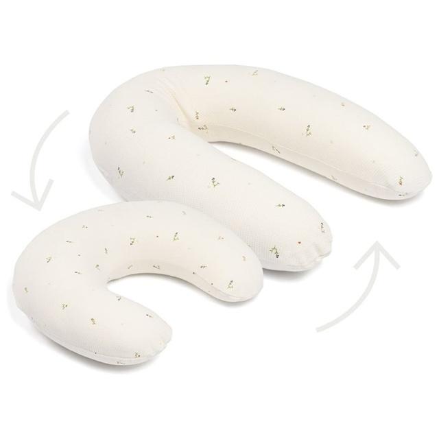 Doomoo Amnings- och Gravidkudde 2-i-1 Quilt Creme Blomma product image