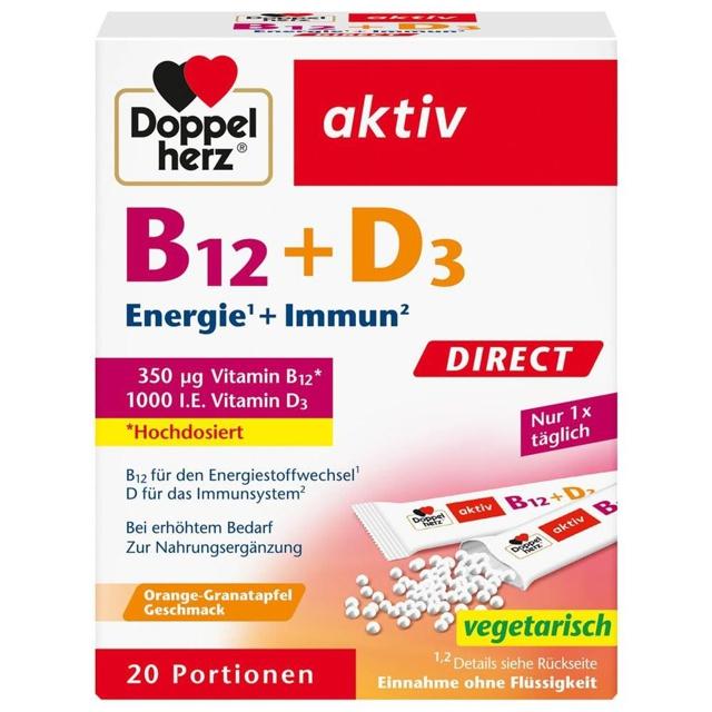 DOPPELHERZ B12+D3 DIRECT Pellets product image