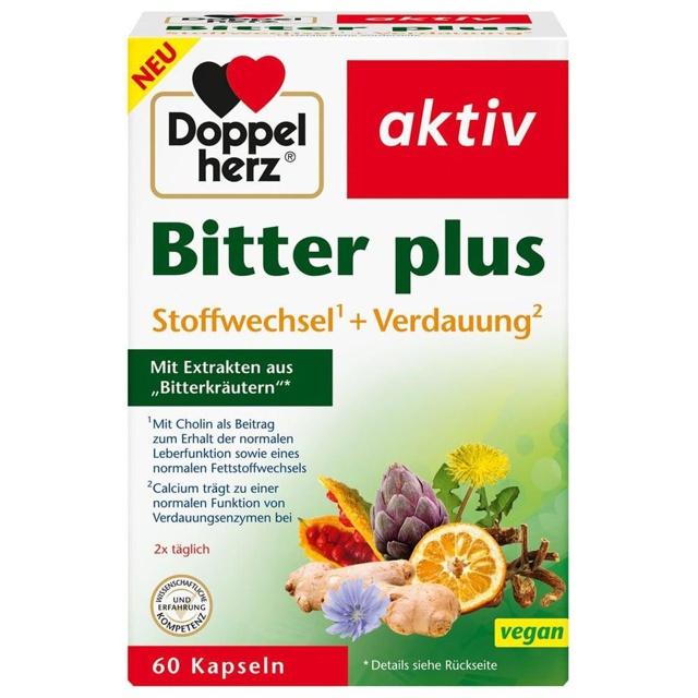 DOPPELHERZ Bitter plus Kapseln product image