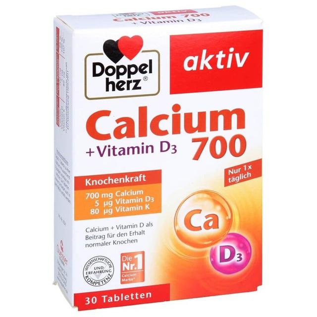 DOPPELHERZ Calcium 700+Vitamin D3 Tabletten product image