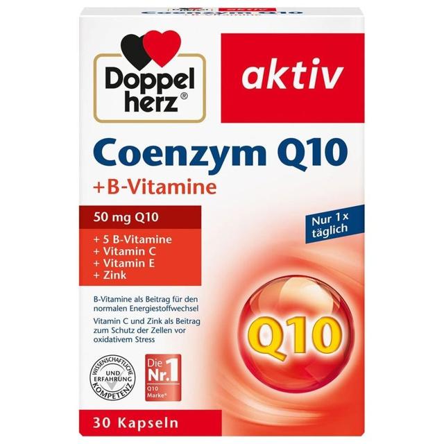 DOPPELHERZ Coenzym Q10+B Vitamine Kapseln product image