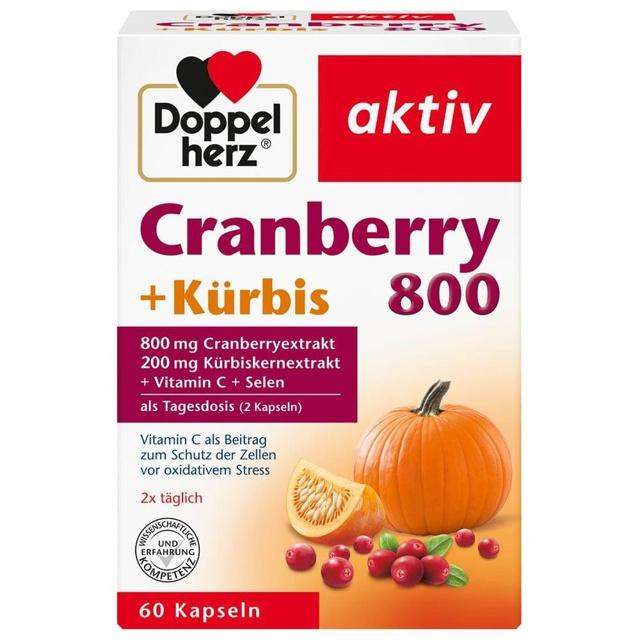 Doppelherz Cranberry+Kürbis Kapseln, 60 St Kapseln product image