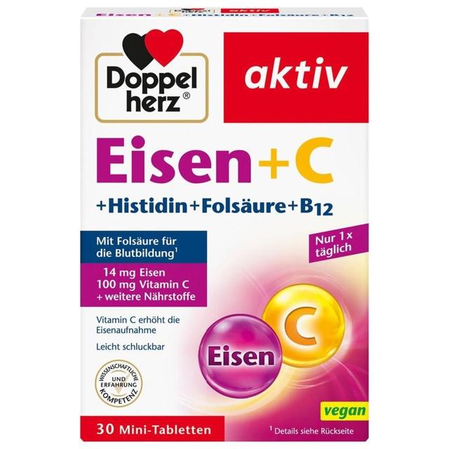 DOPPELHERZ Eisen+Vit.C+L-Histidin Tabletten product image