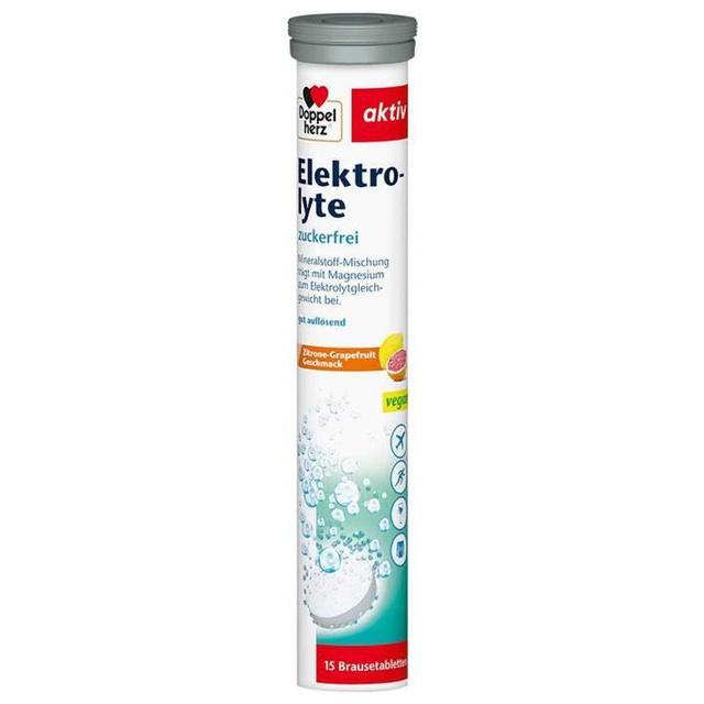 Doppelherz Elektrolyte zuckerfrei Brausetabletten, 15 St Brausetabletten product image