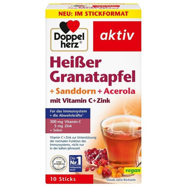 DOPPELHERZ heißer Granatapfel+Sanddorn+Acerola product image