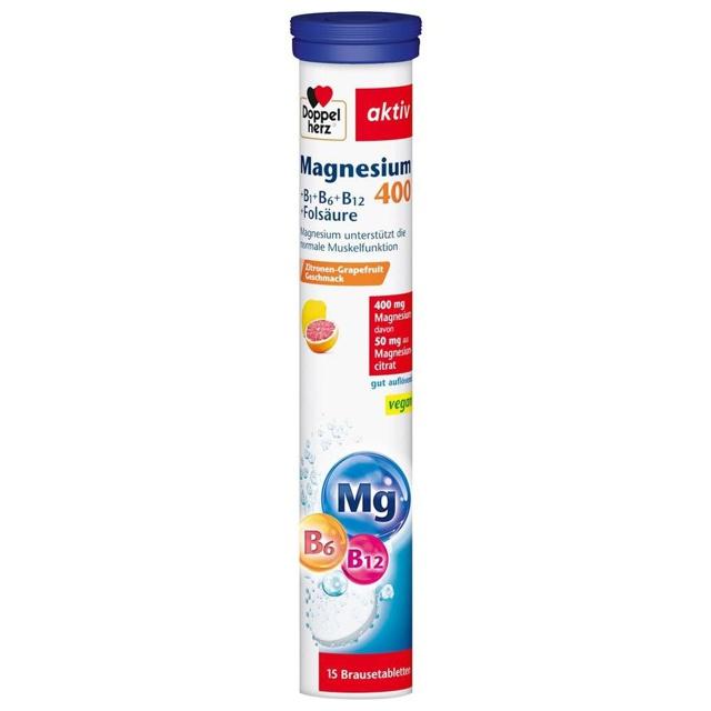 DOPPELHERZ Magnesium 400+B1+B6+B12+Folsäure BTA product image
