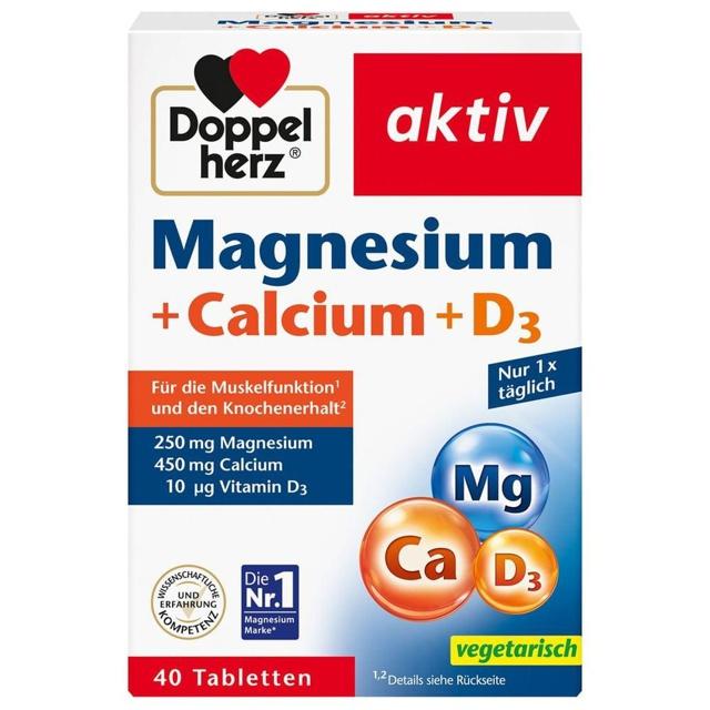 Doppelherz Magnesium+Calcium+D3 Tabletten product image