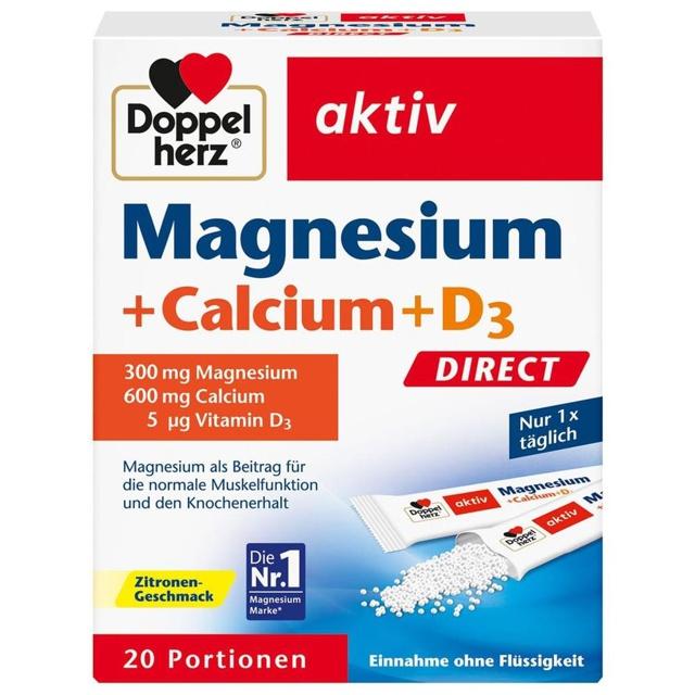 DOPPELHERZ Magnesium+Calcium+D3 DIRECT Pellets product image