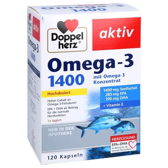 DOPPELHERZ Omega-3 1.400 Kapseln product image