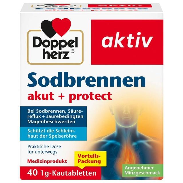 Doppelherz Sodbrennen akut+protect Kautabletten product image