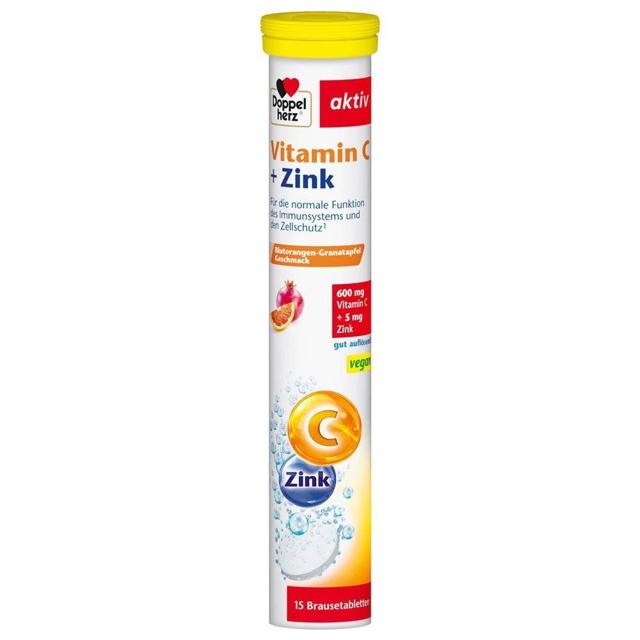 DOPPELHERZ Vitamin C+Zink Brausetabletten product image