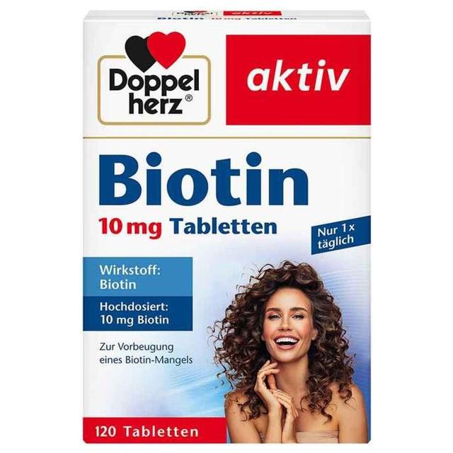 Doppelherz Biotin 10 mg Tabletten, 120 St Tabletten product image