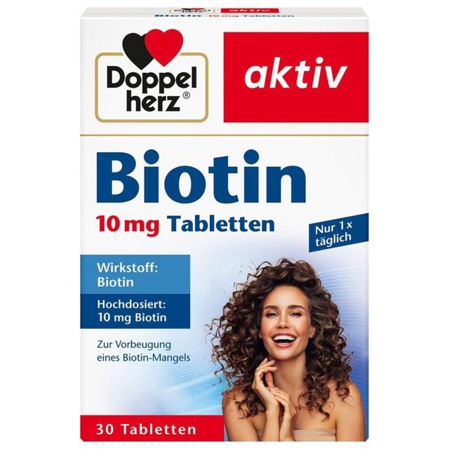 DOPPELHERZ Biotin 10 mg Tabletten product image
