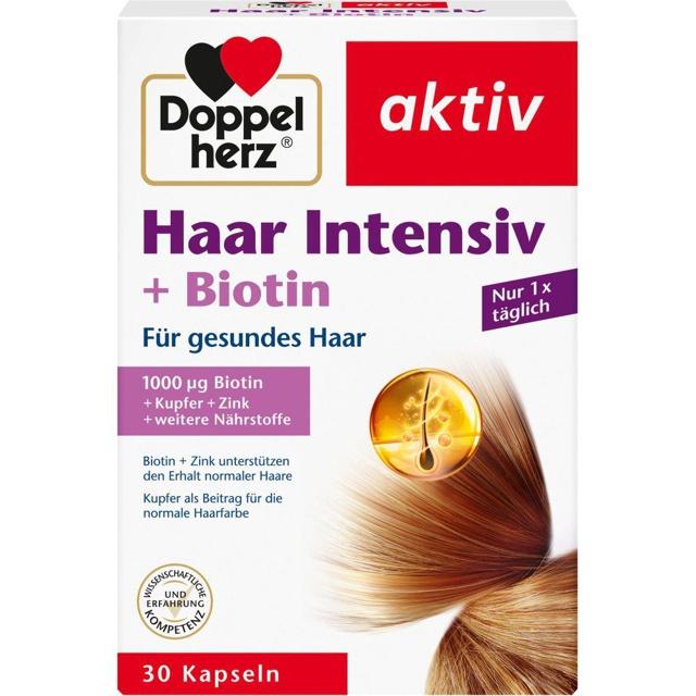 DOPPELHERZ Haar Intensiv+Biotin Kapseln product image