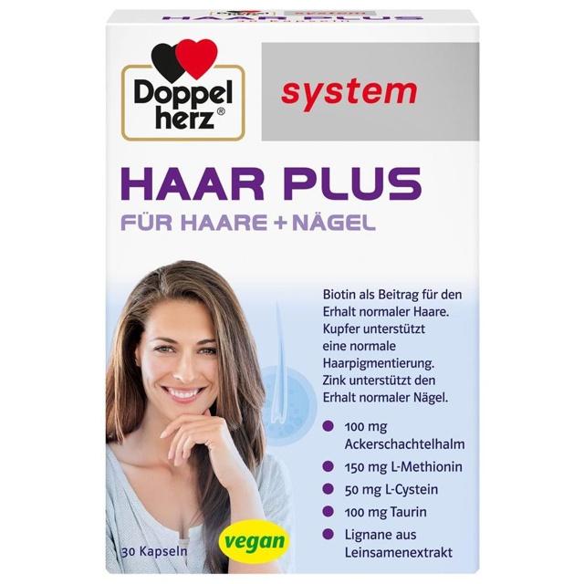DOPPELHERZ Haar Plus system Kapseln product image