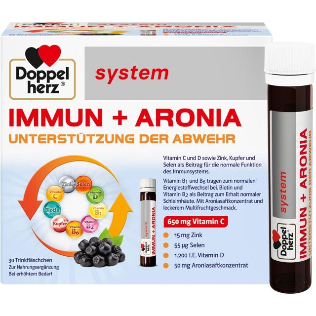 DOPPELHERZ Immun+Aronia system Ampullen product image