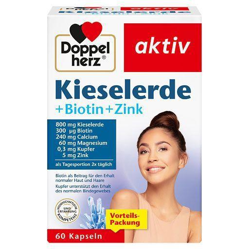 Doppelherz Kieselerde + Biotin + Zink Kapseln, 60 St Kapseln product image