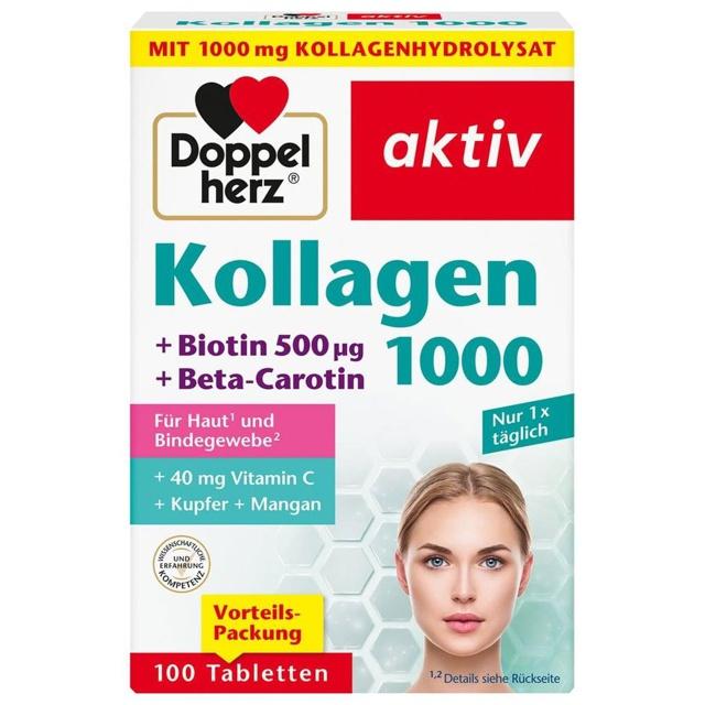 DOPPELHERZ Kollagen 1000 Tabletten product image