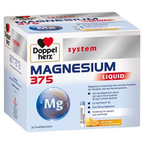 Doppelherz Magnesium 375 Liquid system Trinkampulle, 30 St Trinkampullen product image