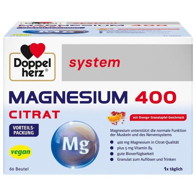 DOPPELHERZ Magnesium 400 Citrat system Granulat product image