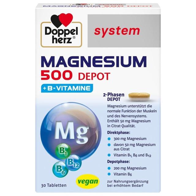 DOPPELHERZ Magnesium 500 Depot system Tabletten product image