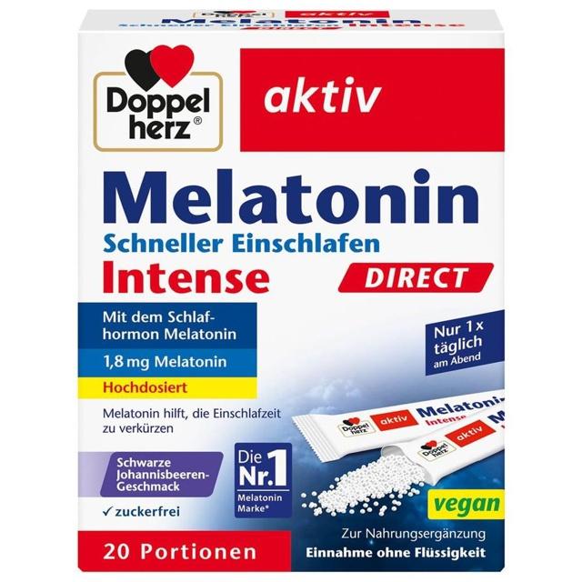 DOPPELHERZ Melatonin DIRECT Schneller Einschlafen product image