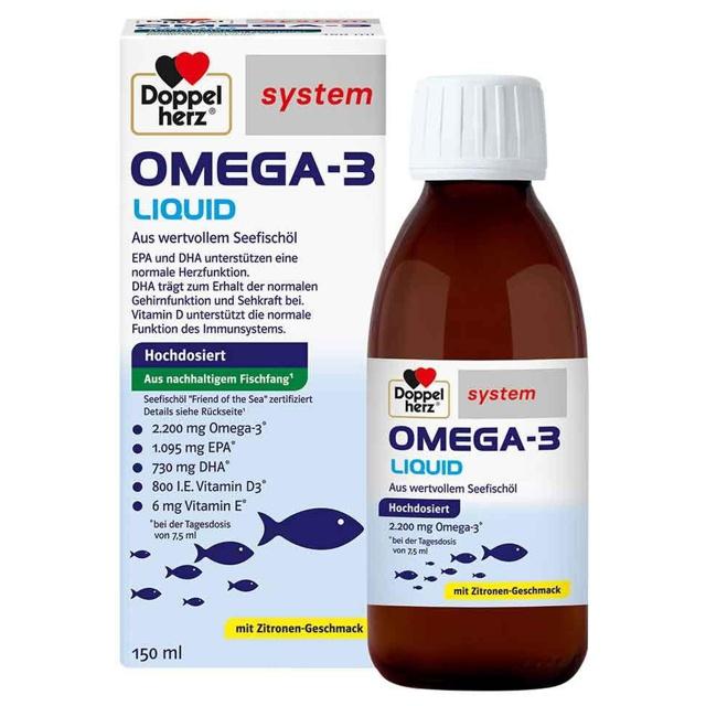 DOPPELHERZ Omega-3 Liquid system product image