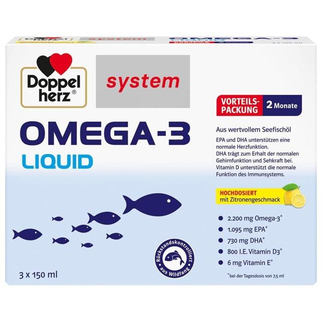 DOPPELHERZ Omega-3 Liquid system product image