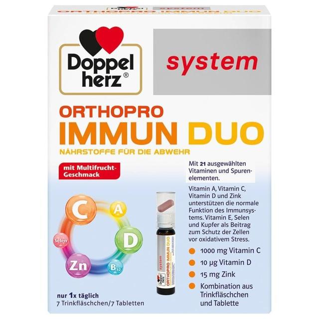 DOPPELHERZ Orthopro Immun Duo system Trinkampullen product image