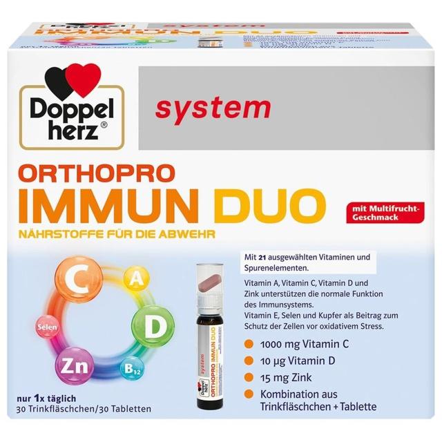 DOPPELHERZ Orthopro Immun Duo system Trinkampullen product image