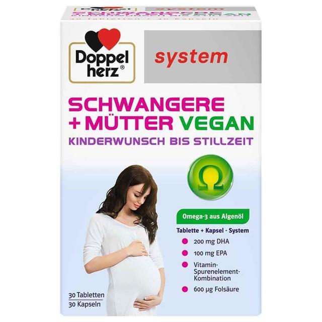 DOPPELHERZ Schwangere+Mütter vegan syst.Kombipack. product image