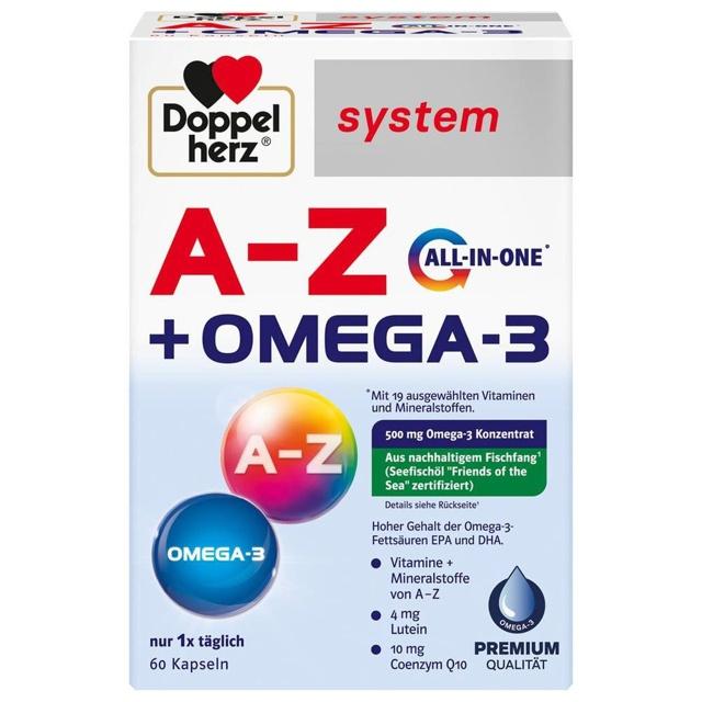 DOPPELHERZ A-Z+Omega-3 all-in-one system Kapseln product image