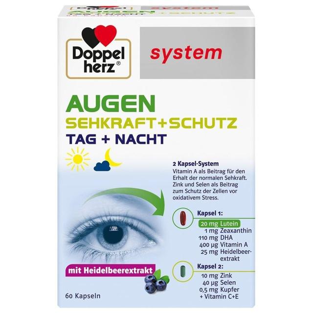 DOPPELHERZ Augen Sehkraft+Schutz system Kapseln product image