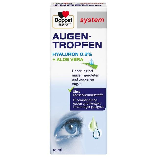 DOPPELHERZ Augen-Tropfen Hyaluron 0,3% system product image