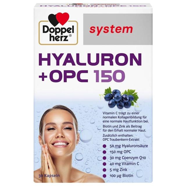DOPPELHERZ Hyaluron+OPC system Kapseln product image