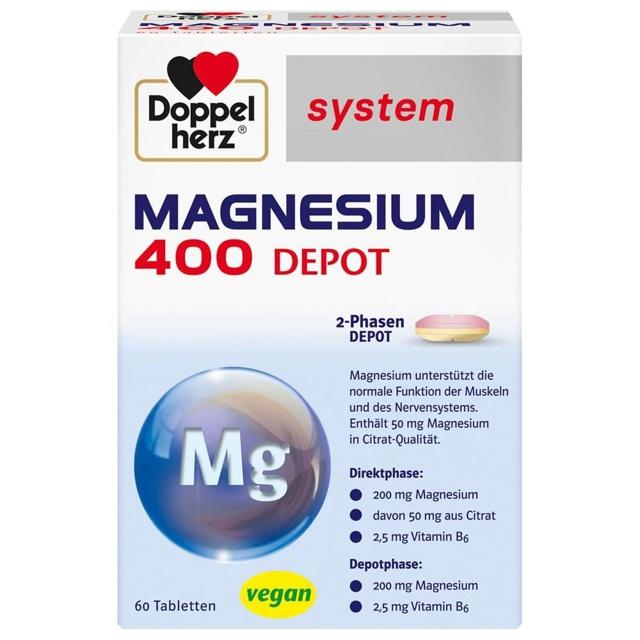 DOPPELHERZ Magnesium 400 Depot system Tabletten product image
