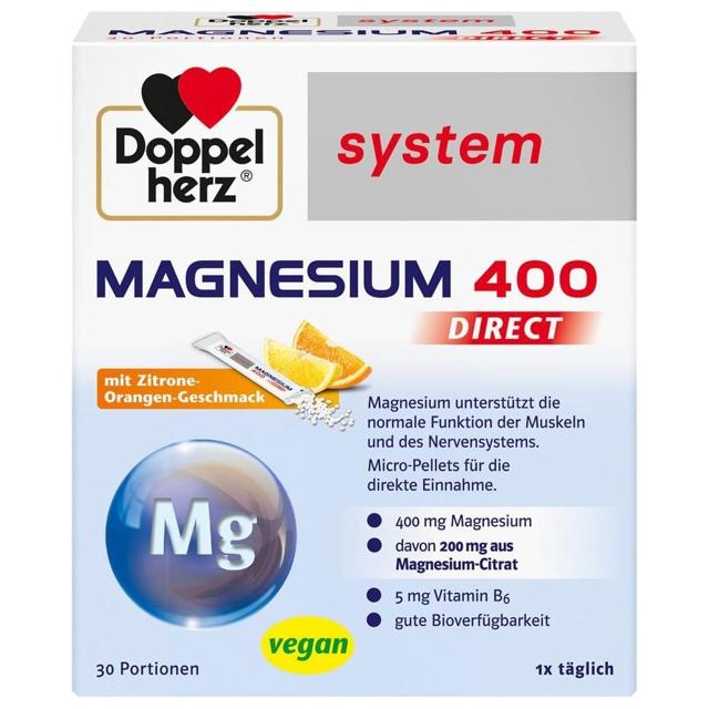 DOPPELHERZ Magnesium 400 DIRECT system Pellets product image