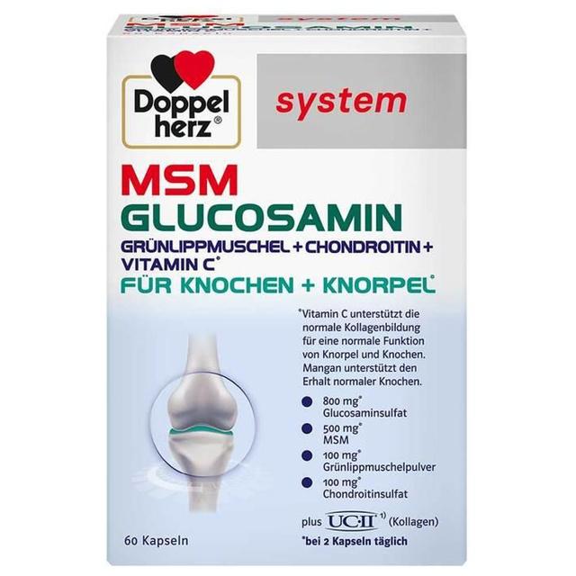 DOPPELHERZ MSM Glucosamin system Kapseln product image