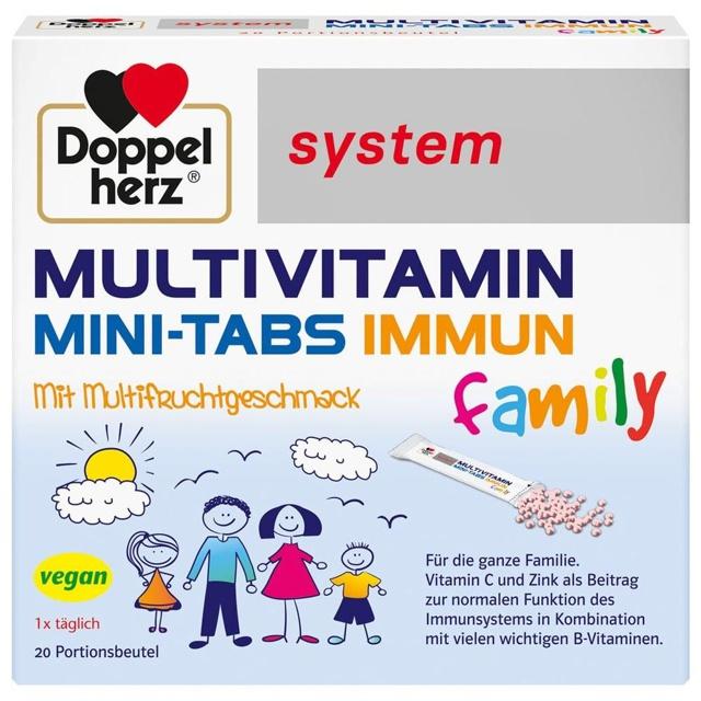 DOPPELHERZ Multivitamin Mini-Tabs family system product image