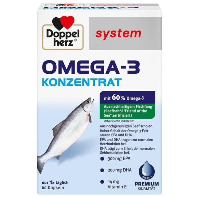 DOPPELHERZ Omega-3 Konzentrat system Kapseln product image