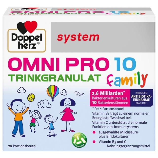 Doppelherz Omni Pro 10 family system Trinkgranulat, 20 St Granulat product image