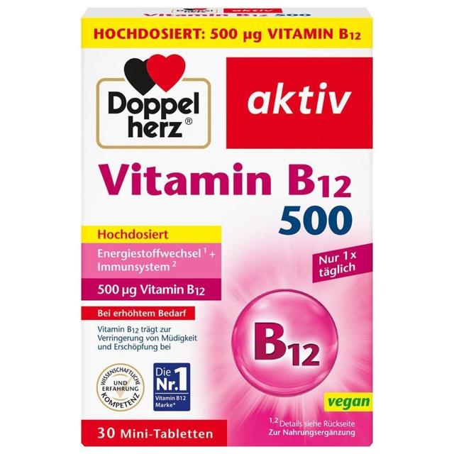 Doppelherz Vitamin B12 500 Tabletten product image
