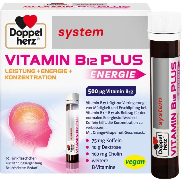 DOPPELHERZ Vitamin B12 Plus system Trinkampullen product image