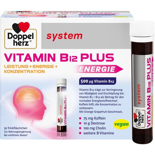 DOPPELHERZ Vitamin B12 Plus system Trinkampullen product image