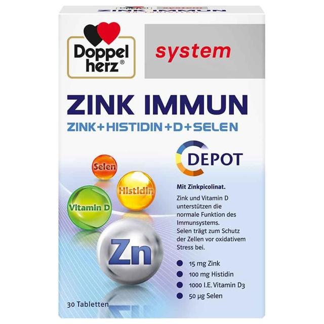 DOPPELHERZ Zink Immun Depot system Tabletten product image